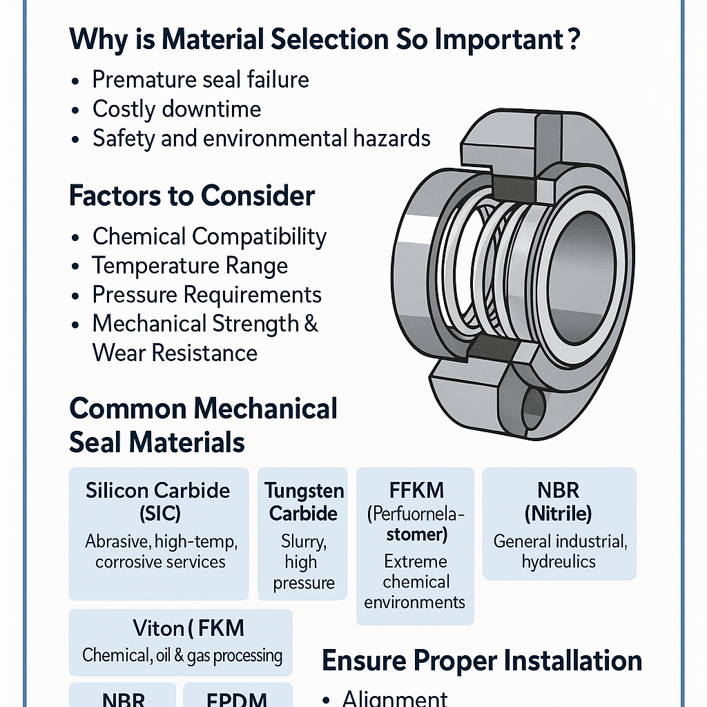 Engineers examining mechanical seals - The Ultimate Guide to Selecting the Right Materials for Mechanical Seals