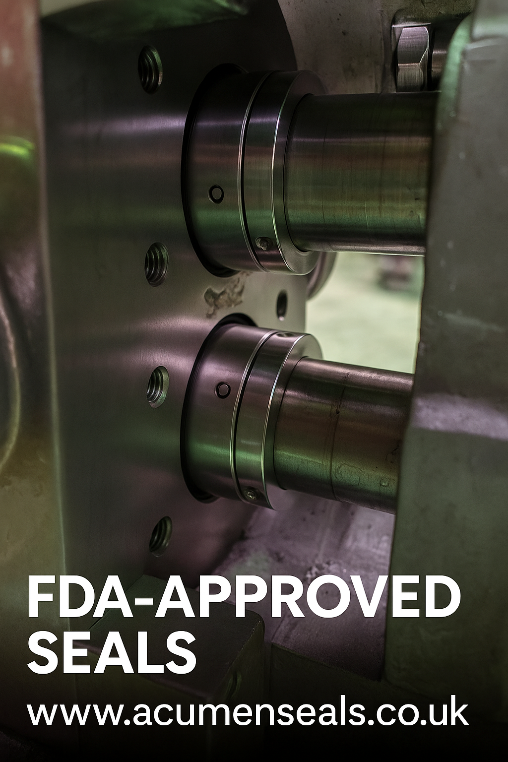 Engineers examining mechanical seals - Inside the Seal: Supporting a Mixer Manufacturer with FDA-Approved PTFE Seals for Over 20 Years